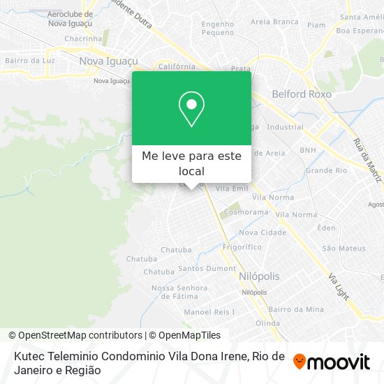 Kutec Teleminio Condominio Vila Dona Irene mapa
