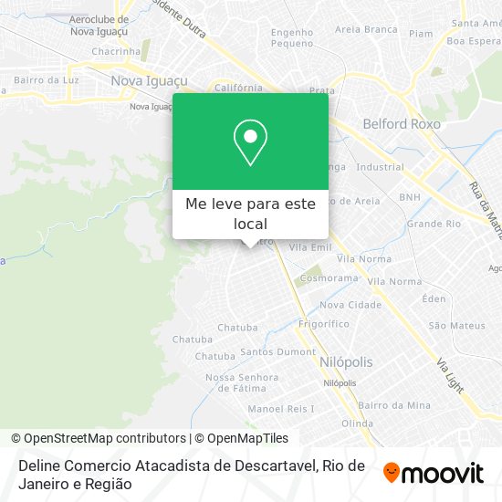 Deline Comercio Atacadista de Descartavel mapa