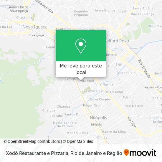 Xodó Restaurante e Pizzaria mapa