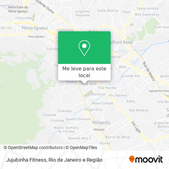 Jujubinha Fitness mapa
