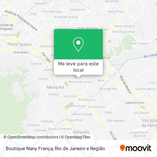 Boutique Nany França mapa