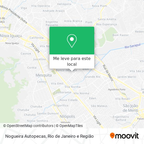 Nogueira Autopecas mapa