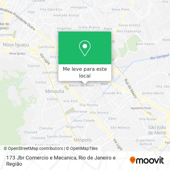 173 Jbr Comercio e Mecanica mapa