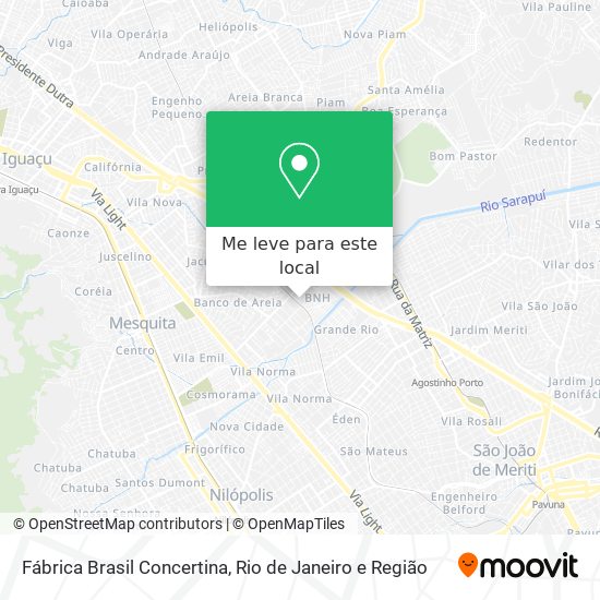 Fábrica Brasil Concertina mapa
