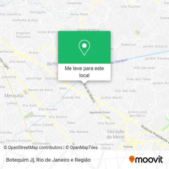 Botequim Jj mapa