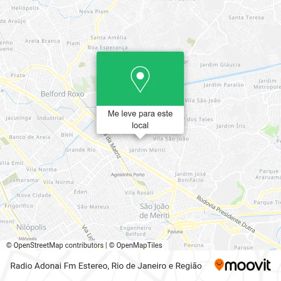 Radio Adonai Fm Estereo mapa