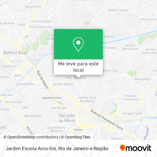 Jardim Escola Arco-Íris mapa