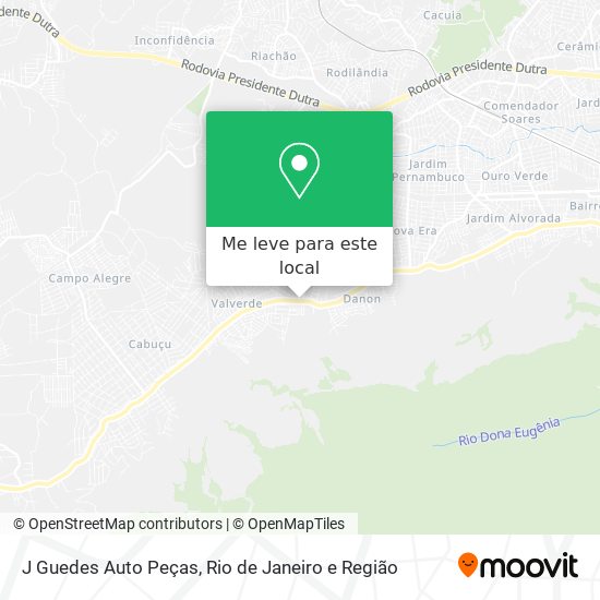 J Guedes Auto Peças mapa