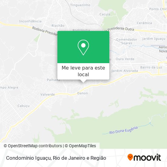 Condomínio Iguaçu mapa