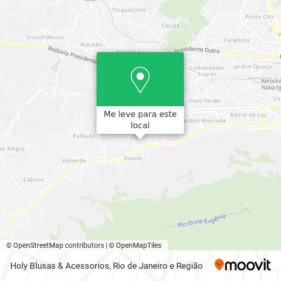 Holy Blusas & Acessorios mapa
