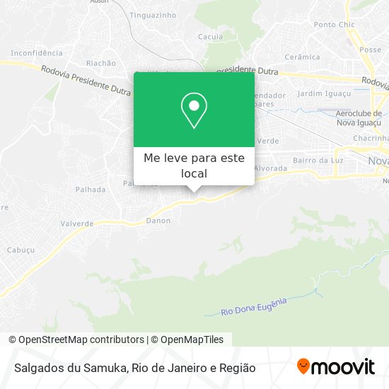Salgados du Samuka mapa