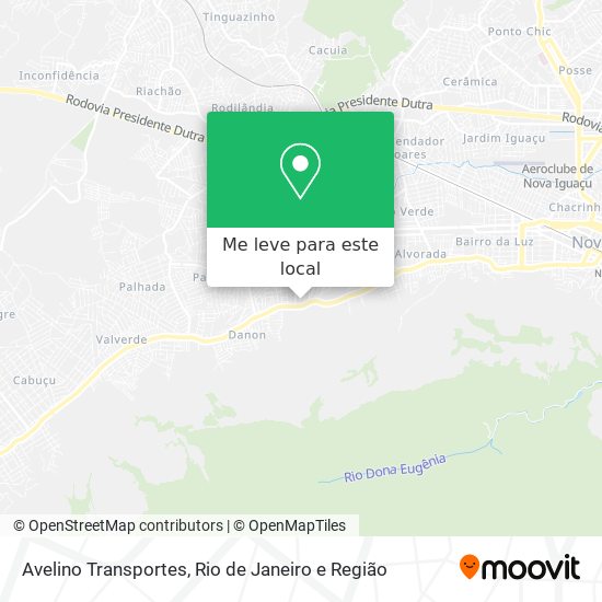 Avelino Transportes mapa