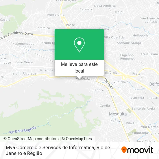 Mva Comercio e Servicos de Informatica mapa
