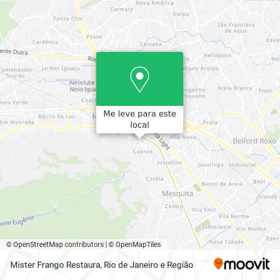 Mister Frango Restaura mapa