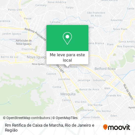 Rm Retífica de Caixa de Marcha mapa