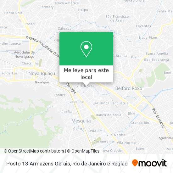Posto 13 Armazens Gerais mapa