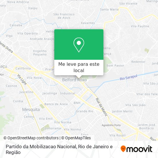 Partido da Mobilizacao Nacional mapa