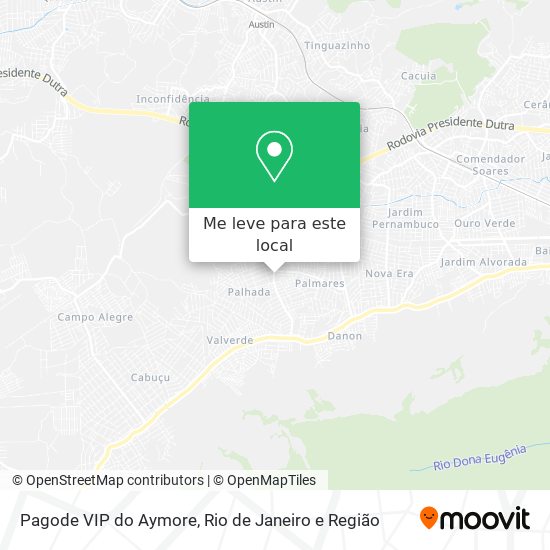 Pagode VIP do Aymore mapa