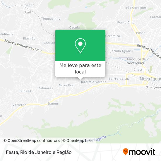 Festa mapa