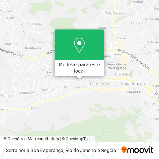 Serralheria Boa Esperança mapa