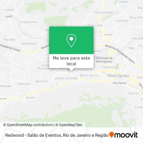 Redwood - Salão de Eventos mapa