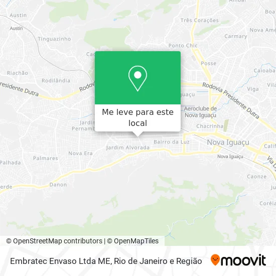 Embratec Envaso Ltda ME mapa