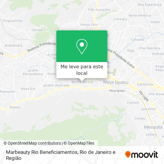 Marbeauty Rio Beneficiamentos mapa