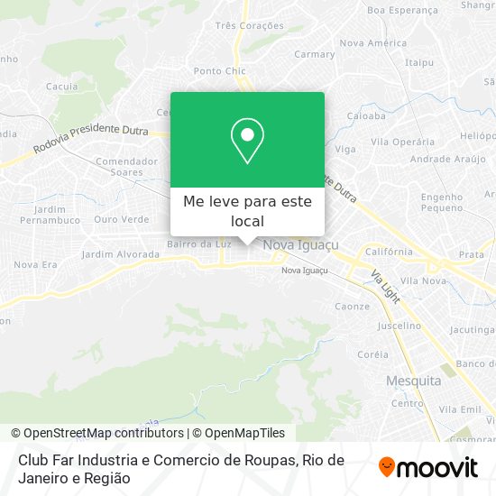 Club Far Industria e Comercio de Roupas mapa
