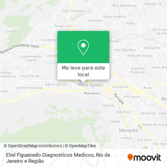 Eliel Figueiredo Diagnosticos Medicos mapa