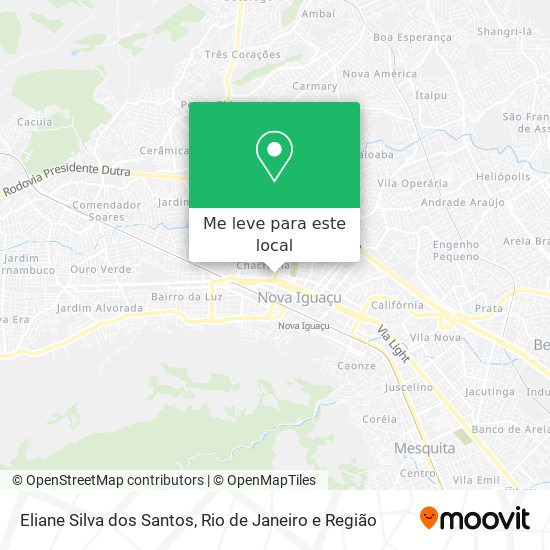 Eliane Silva dos Santos mapa