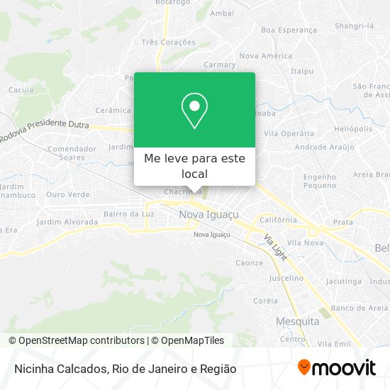 Nicinha Calcados mapa