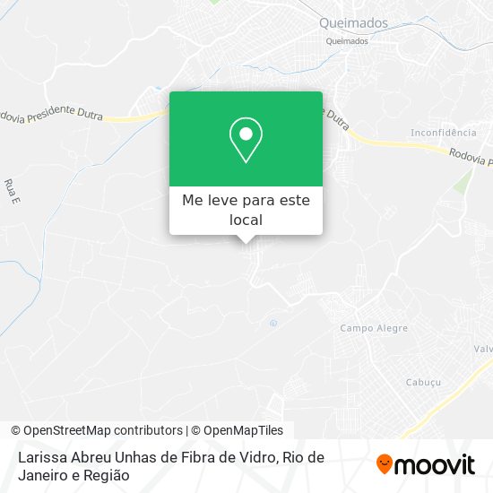Larissa Abreu Unhas de Fibra de Vidro mapa