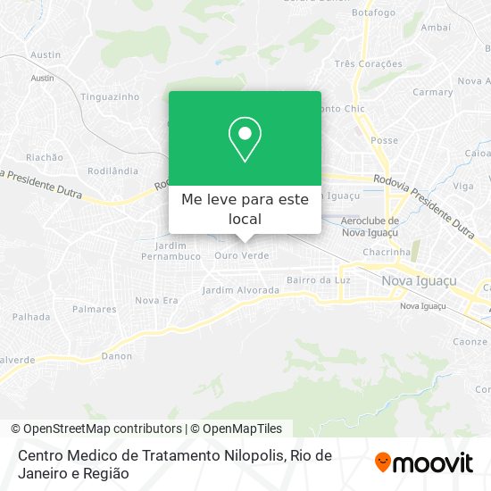 Centro Medico de Tratamento Nilopolis mapa