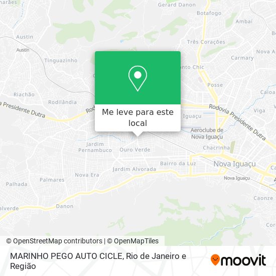 MARINHO PEGO AUTO CICLE mapa