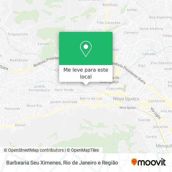 Barbearia Seu Ximenes mapa