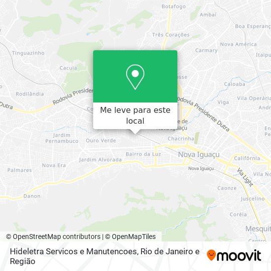 Hideletra Servicos e Manutencoes mapa