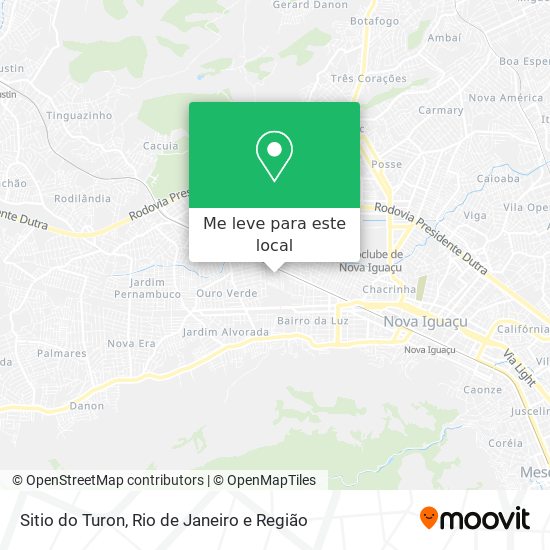 Sitio do Turon mapa