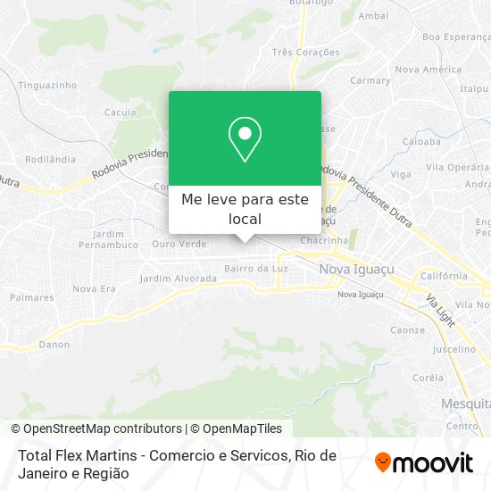 Total Flex Martins - Comercio e Servicos mapa