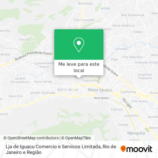 Lja de Iguacu Comercio e Servicos Limitada mapa