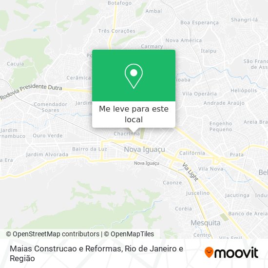 Maias Construcao e Reformas mapa