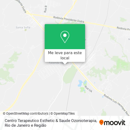 Centro Terapeutico Esthetic & Saude Ozonioterapia mapa