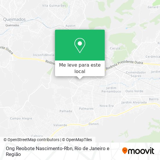 Ong Reobote Nascimento-Rbn mapa