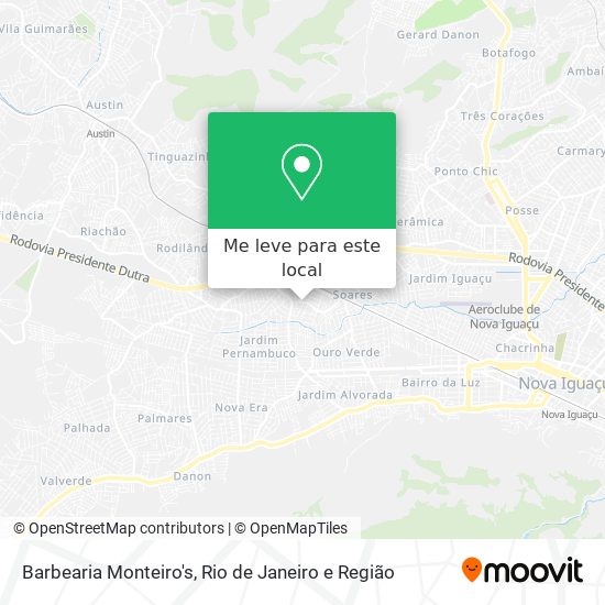 Barbearia Monteiro's mapa