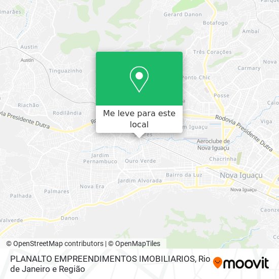 PLANALTO EMPREENDIMENTOS IMOBILIARIOS mapa