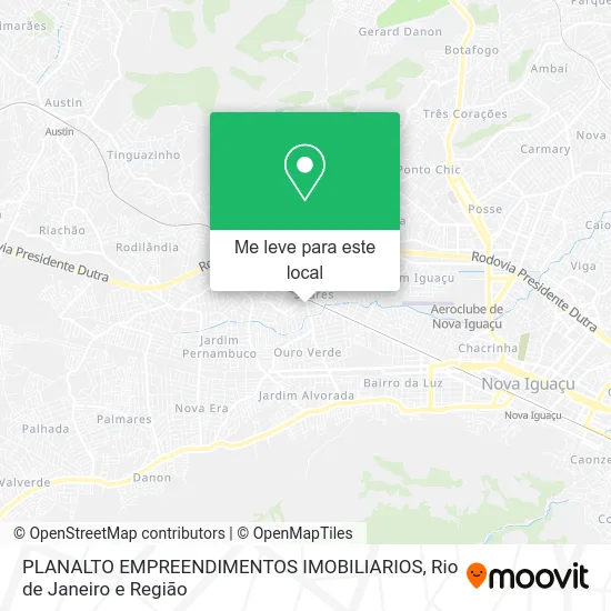 PLANALTO EMPREENDIMENTOS IMOBILIARIOS mapa