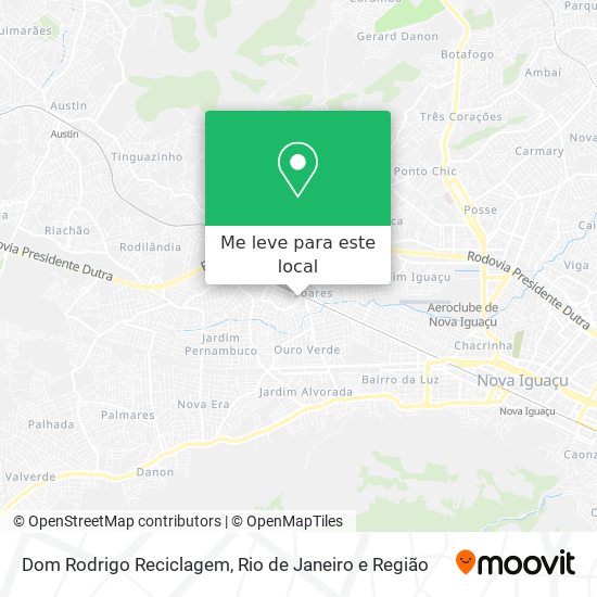 Dom Rodrigo Reciclagem mapa