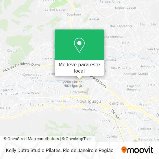 Kelly Dutra Studio Pilates mapa