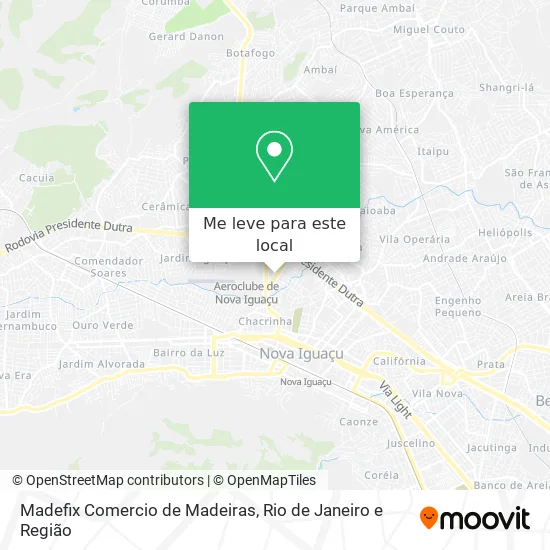 Madefix Comercio de Madeiras mapa