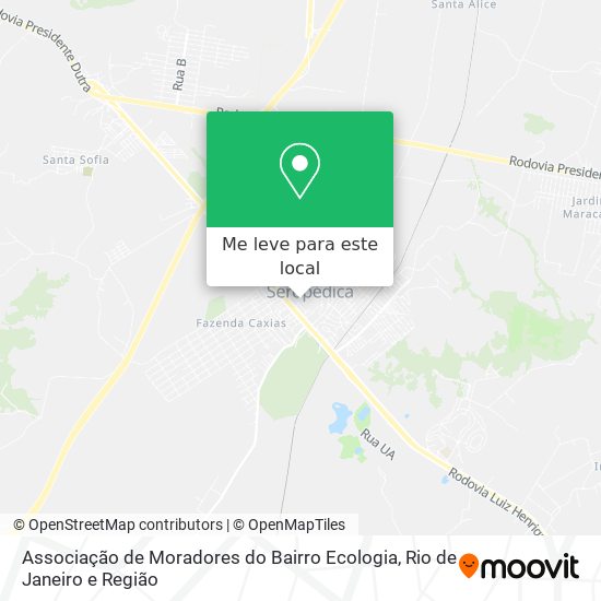 Associação de Moradores do Bairro Ecologia mapa