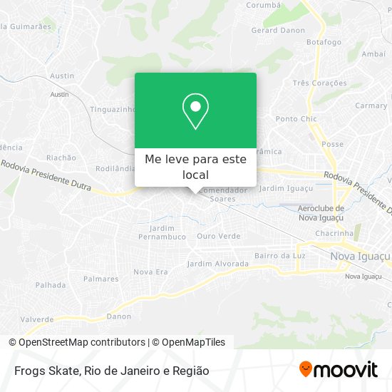 Frogs Skate mapa